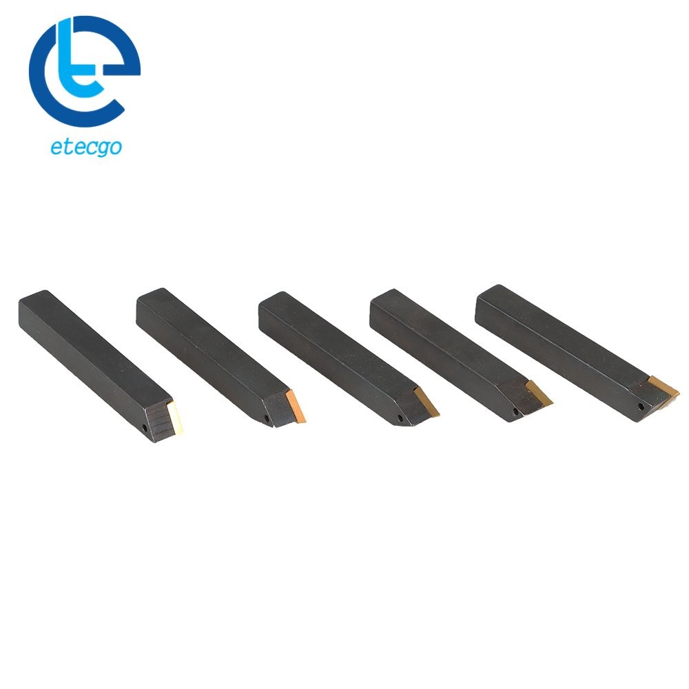 Carbide Indexable Turning Tool Bit With Carbide Inserts 5 PACK 3/8"