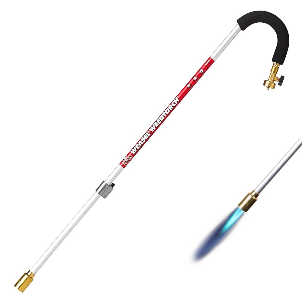 Weed Torch Burner with Lighter | Propane Fire Starter for Weeds