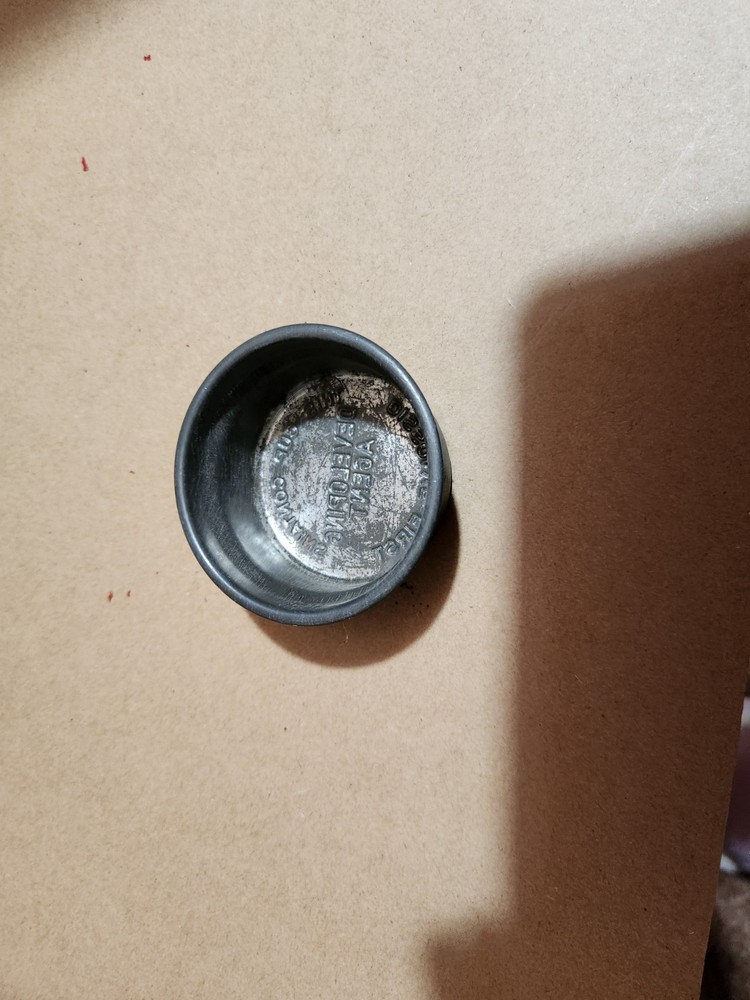Vintage Developing Agent Cup Metal