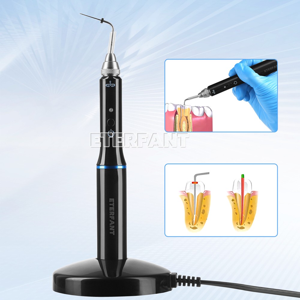 ETERFANT Dental Gutta Percha Obturation System Wireless Endo Heated Pen+2Tips