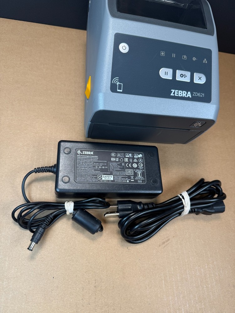 Zebra ZD621 Direct Thermal Label Printer USB LAN Bluetooth Serial Ships Fast!