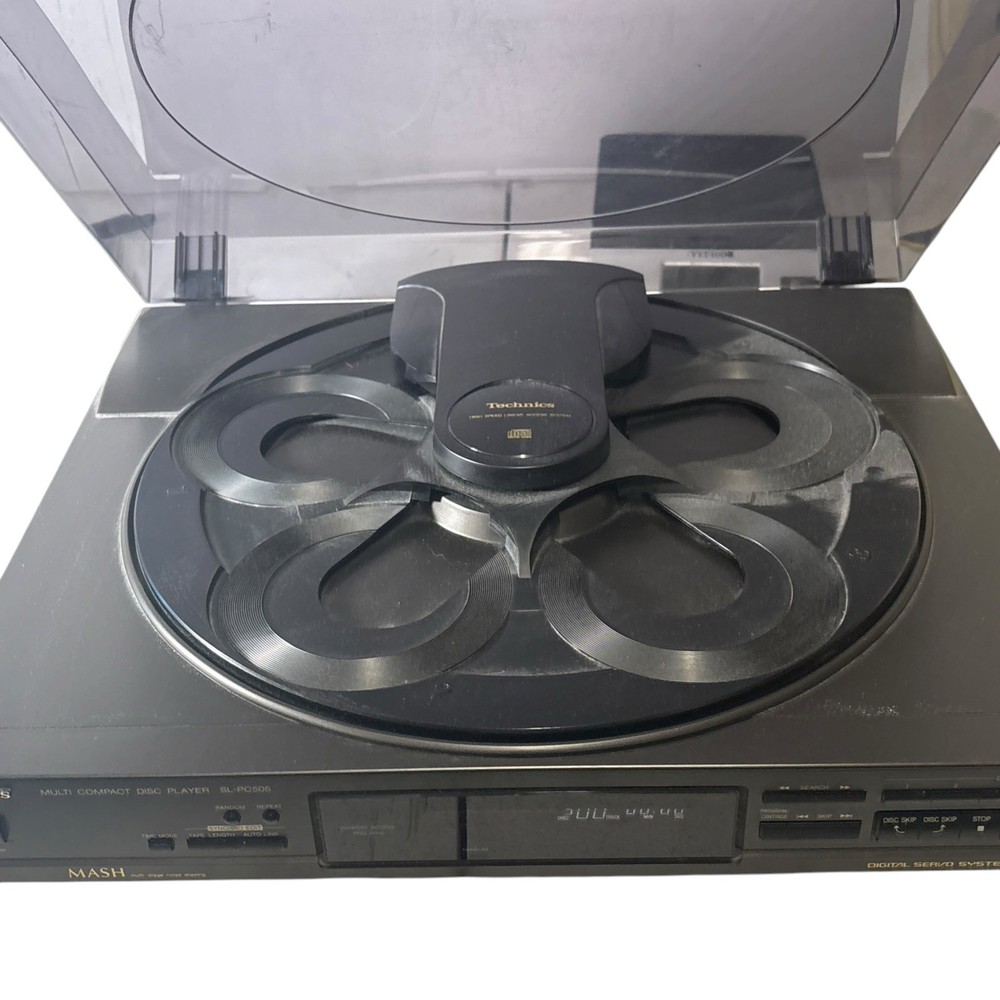 Technics Model SL-PC505 Black Home Audio Multi-Compact Disc Player 1991