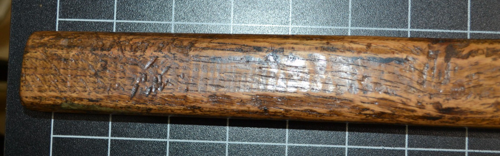 ROBINS - 13# BLACKSMITH MADE ROUNDING HAMMER WITH CUSTOM MADE HANDLE