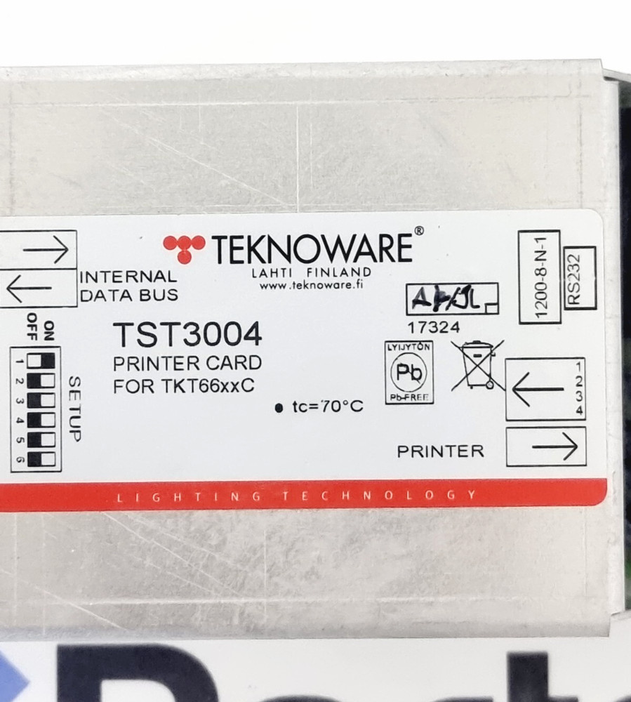 TEKNOWARE TST3004 Printed Card