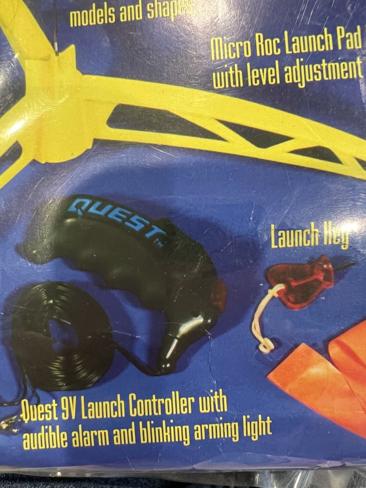 Quest Micro Roc Complete Launch System 9V Controller w/ Alarm & Blinking Light