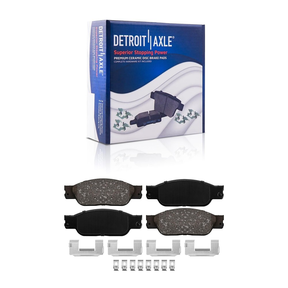 Front & Rear Ceramic Brake Pads for Ford Thunderbird Jaguar S-Type Lincoln LS