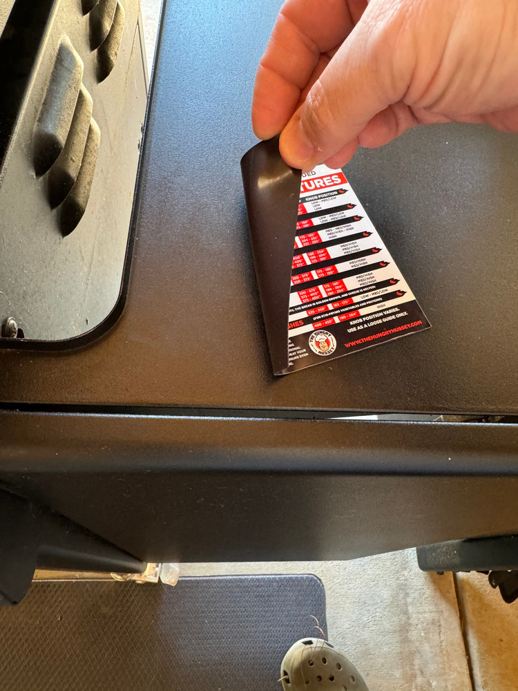 Griddle Temperature Magnet