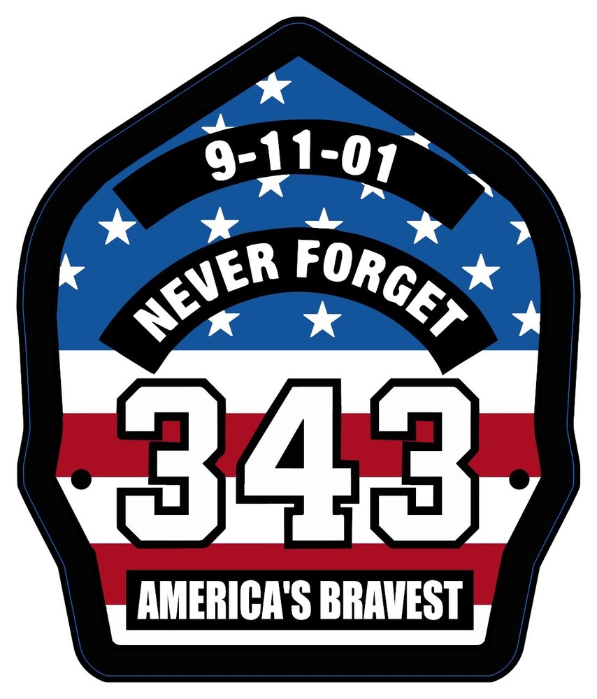 343 Never Forget Sticker