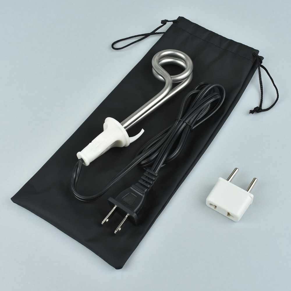 Calentador De Agua De Inmersión Con Cubierta De Cubo Eléctrico Portátil, 300W US