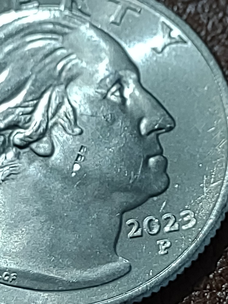 2023 P Edith Kanakaole Quarter Error Coin Obverse & Reverse error