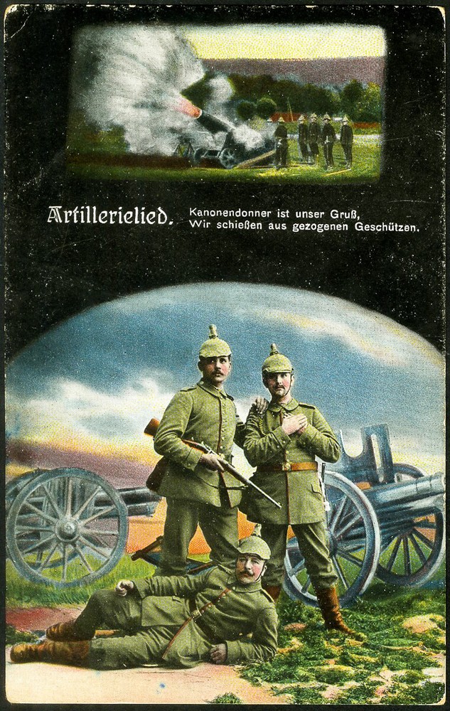Latvia World War I Artillery Postcard