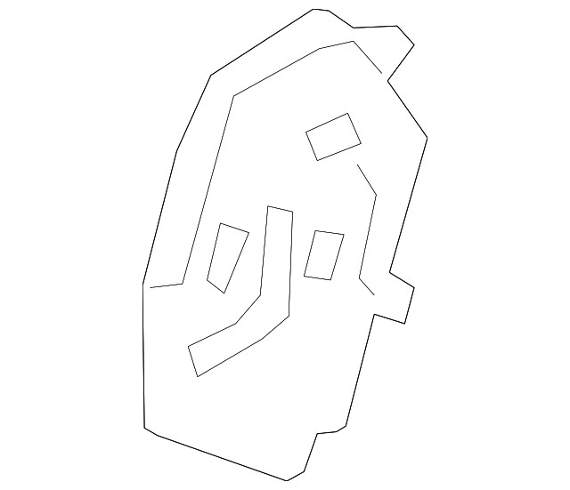 Genuine GM Seat Back Frame Bracket 39012586