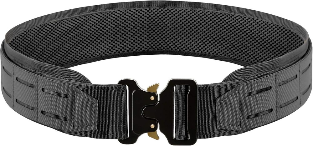 Adjustable Heavy Duty Tactical EDC Belt with MOLLE Quick Release System