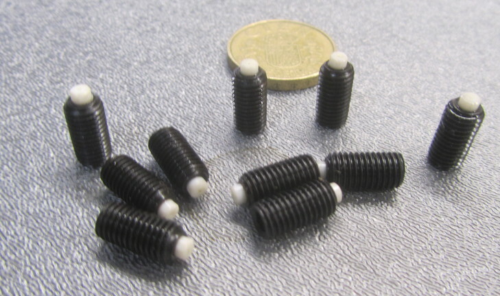 Set Screws, Nylon Tip, 1/4-28 x 1/2" Thread Length, 10 PC Upper Lower Retention