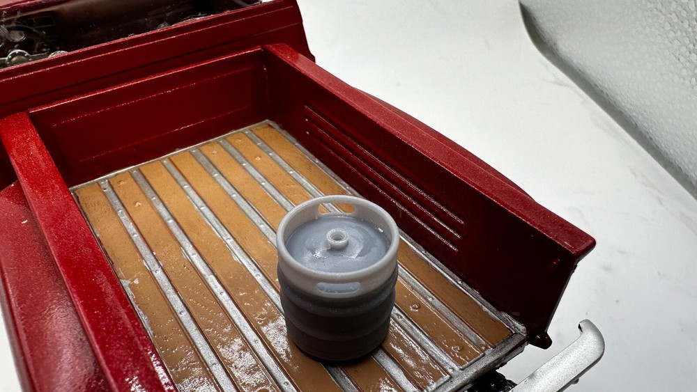 2. 1/25 scale beer kegs