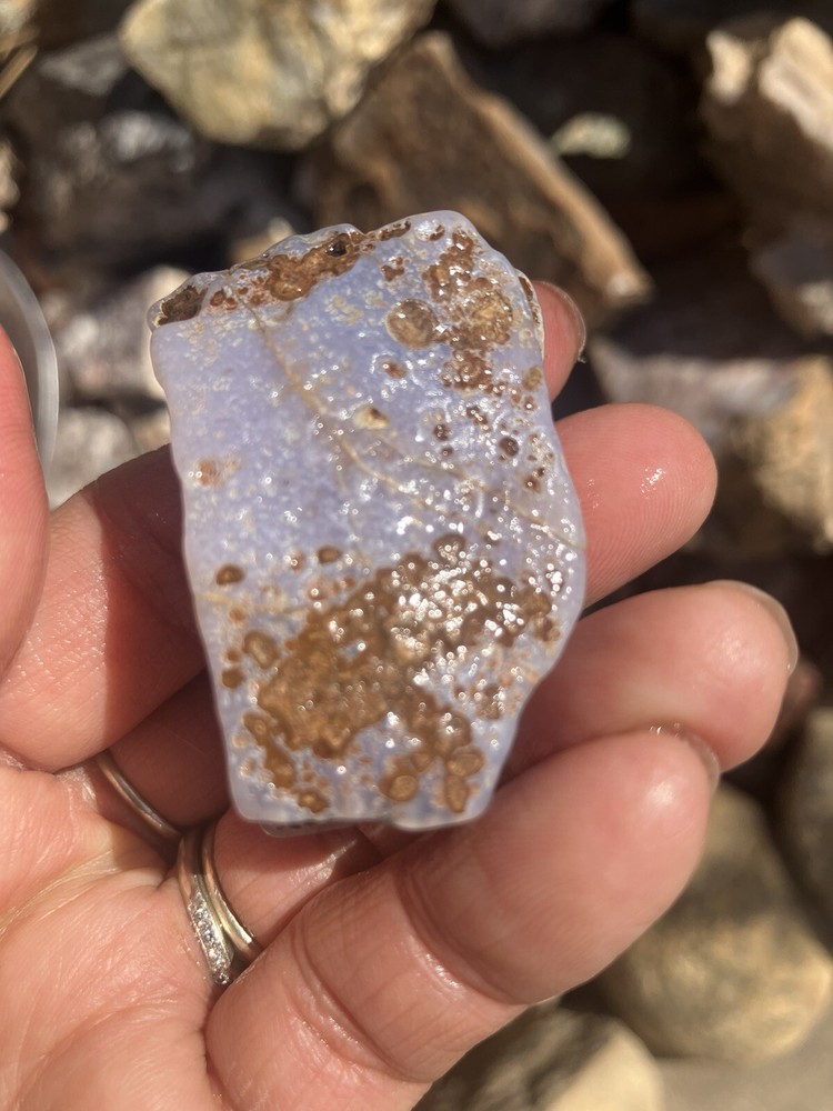 Holley Blue Agate Specimen