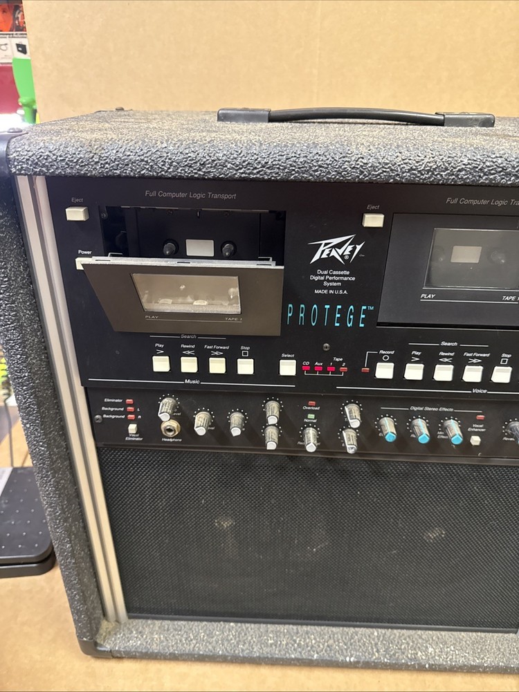 Peavey Protege DPS 2 Cassette recorders Powers On But Untested Past That