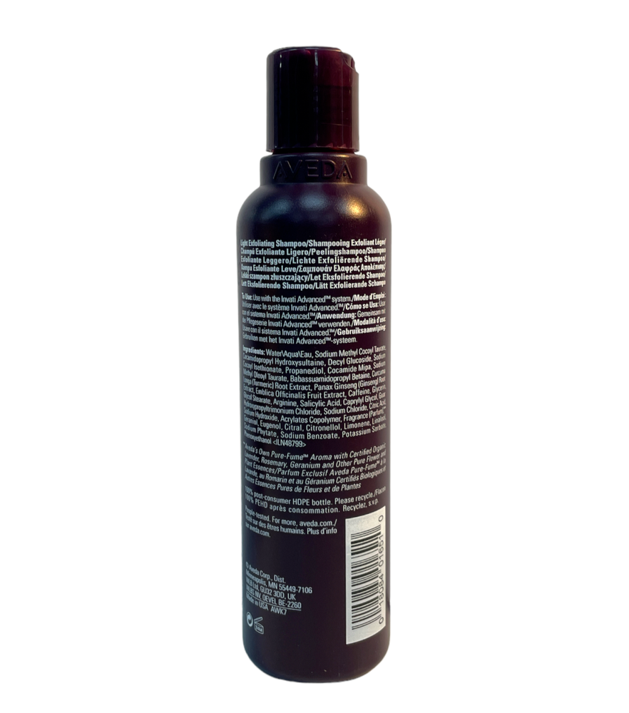 Aveda Invati Advanced Exfoliating Shampoo Light/Leger (6.7oz / 200mL) NEW