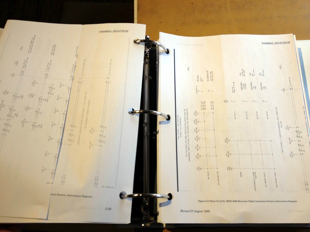 Collins EFIS-85M Electronic Flight Instrument System Install manual