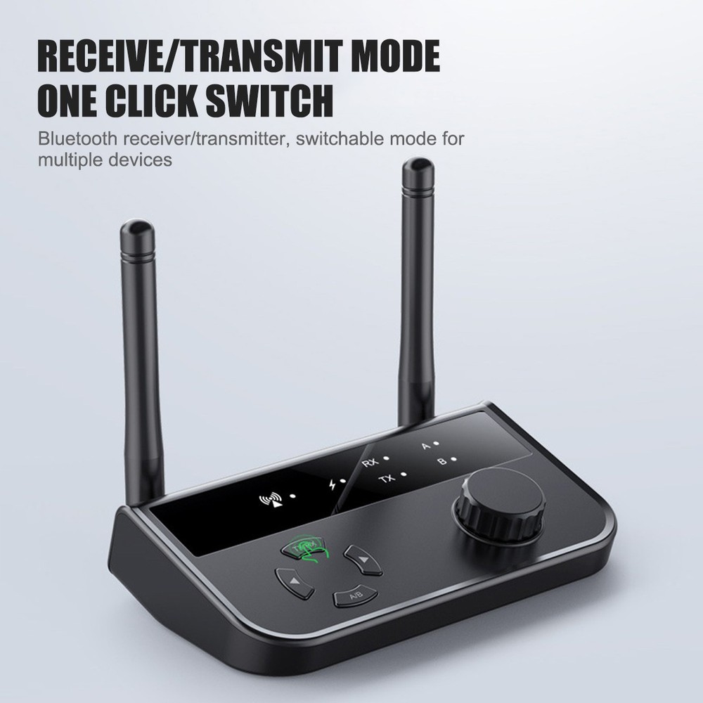 5.3 Bluetooth Transmitter Receiver Long Range For TV Home Stereo Audio Adapter