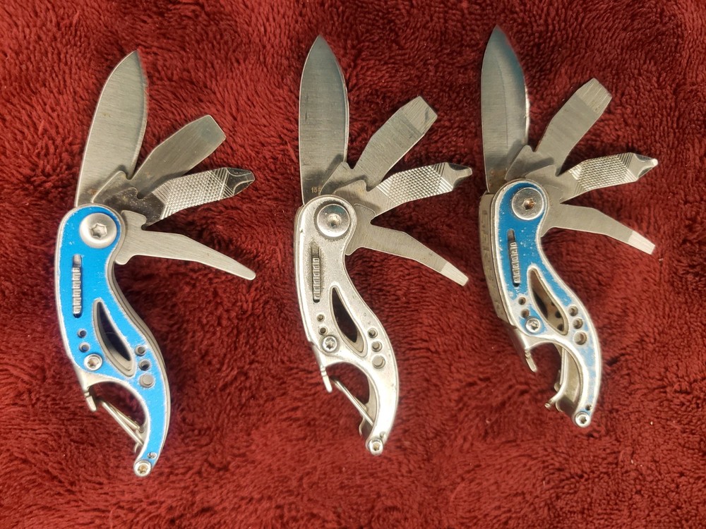 🔪 Lot 3 Gerber Multi Tool Curve multiplier 2 Blue 1 Silver