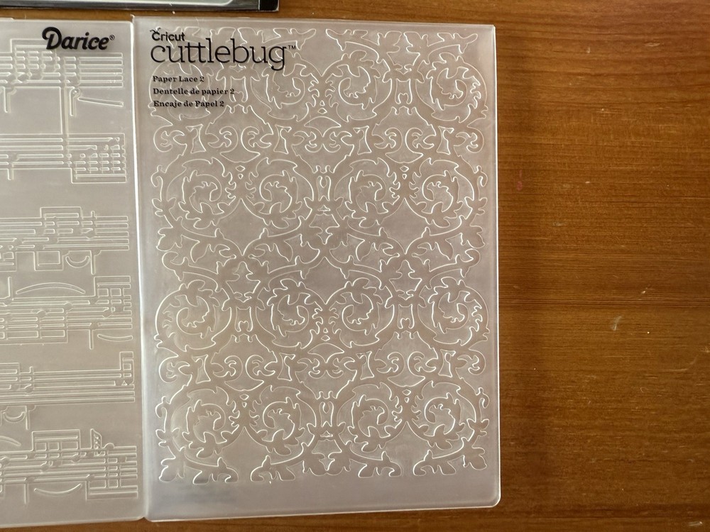 Darice Cricut Cuttlebug Embossing Essentials Folders Christmas Tree Snowflakes …