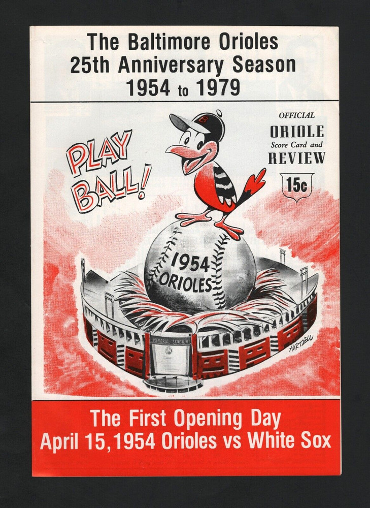 1979 Baltimore Orioles 25th Anniversary Commemorative Program  #M1828