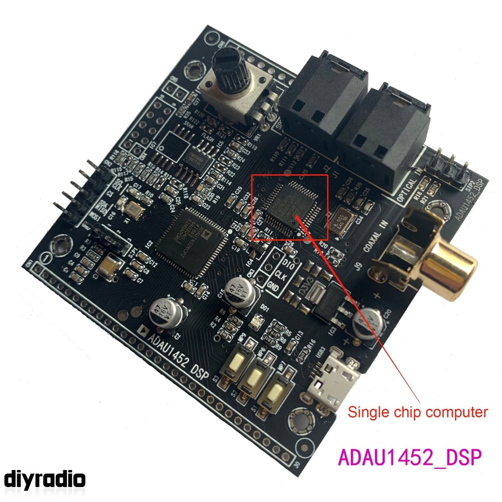 ADAU1452-DSP Single Development Board Learning Board Development Board Fits I2C