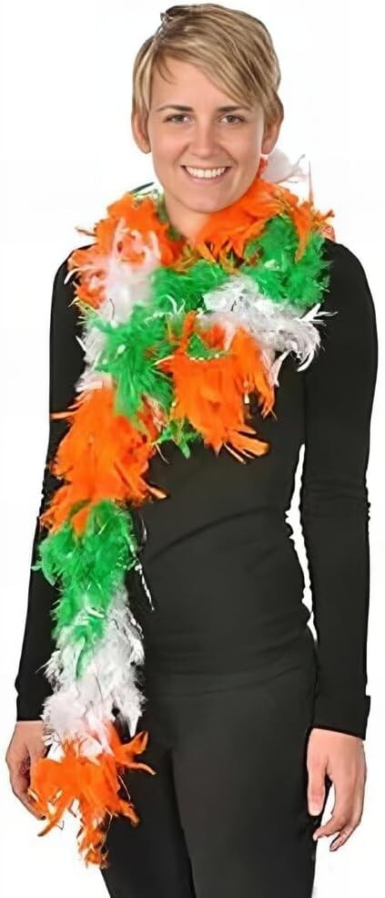 Irish Tri-Color Sectioned 6' Boa