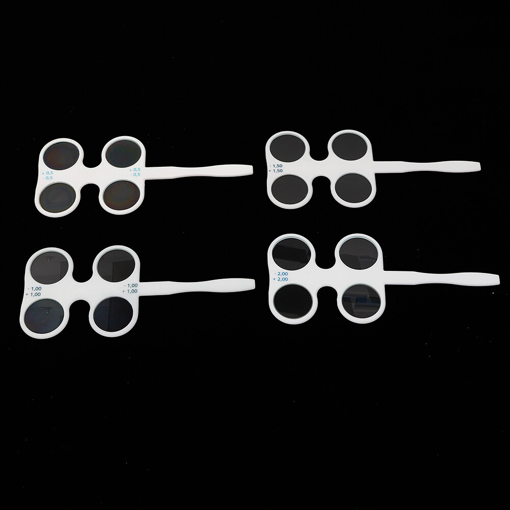 White Optical Flipper Optometry Plastic Flip for Lens Confirmation Test Tools