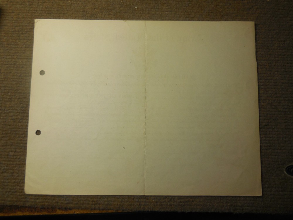WWII 1942 USAAF Staff Sergeant Promotion Document 311th Fighter Squadron