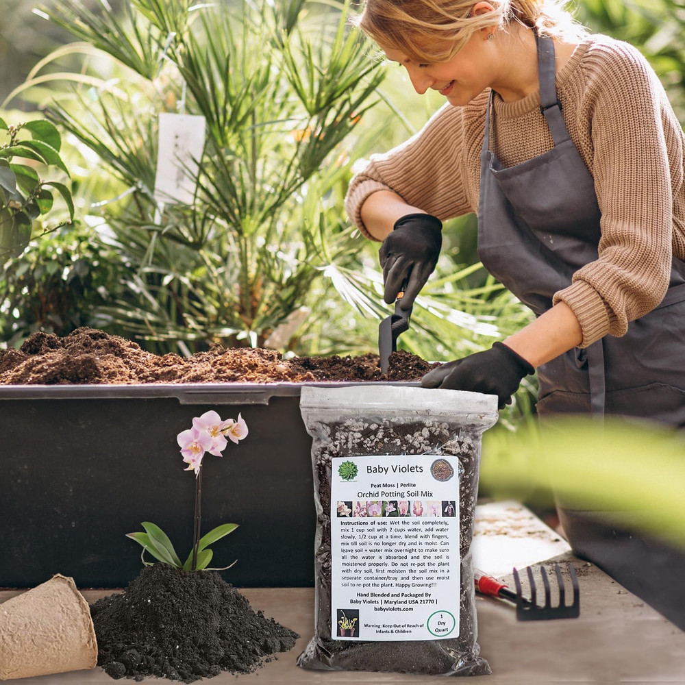 Orchid Potting Soil Mix (3 Cups / 1 Quart)