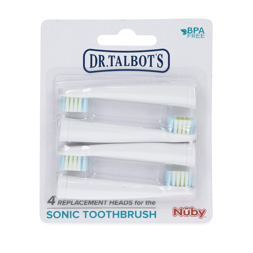 Sonic Toothbrush Replacement Heads 4 Pack