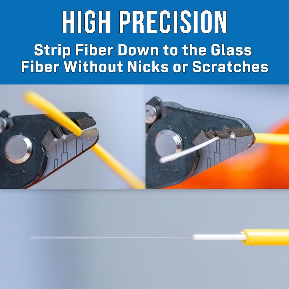 Fiber Optic Stripper Multi-Function Tool for Jacket Buffer Coating 3 Hole