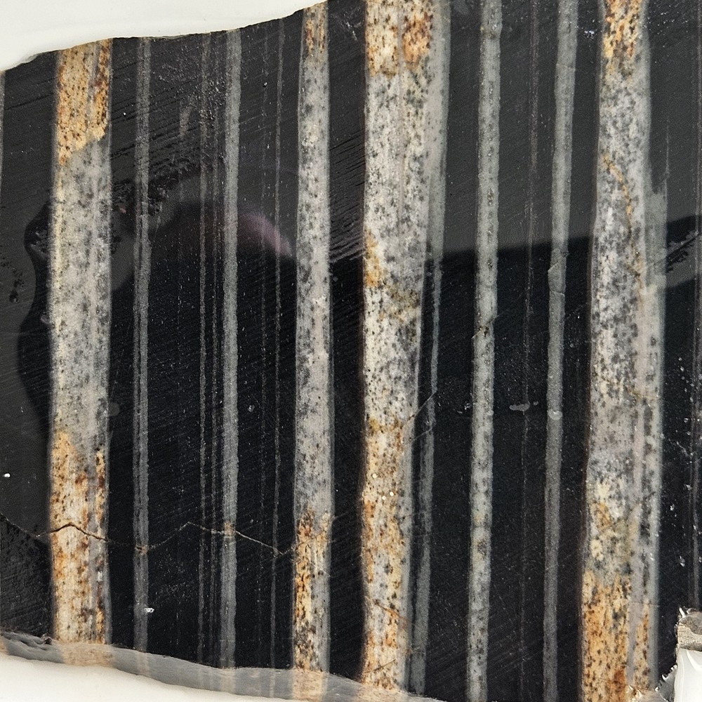 Unknown Lapidary Slab Banded Quartz