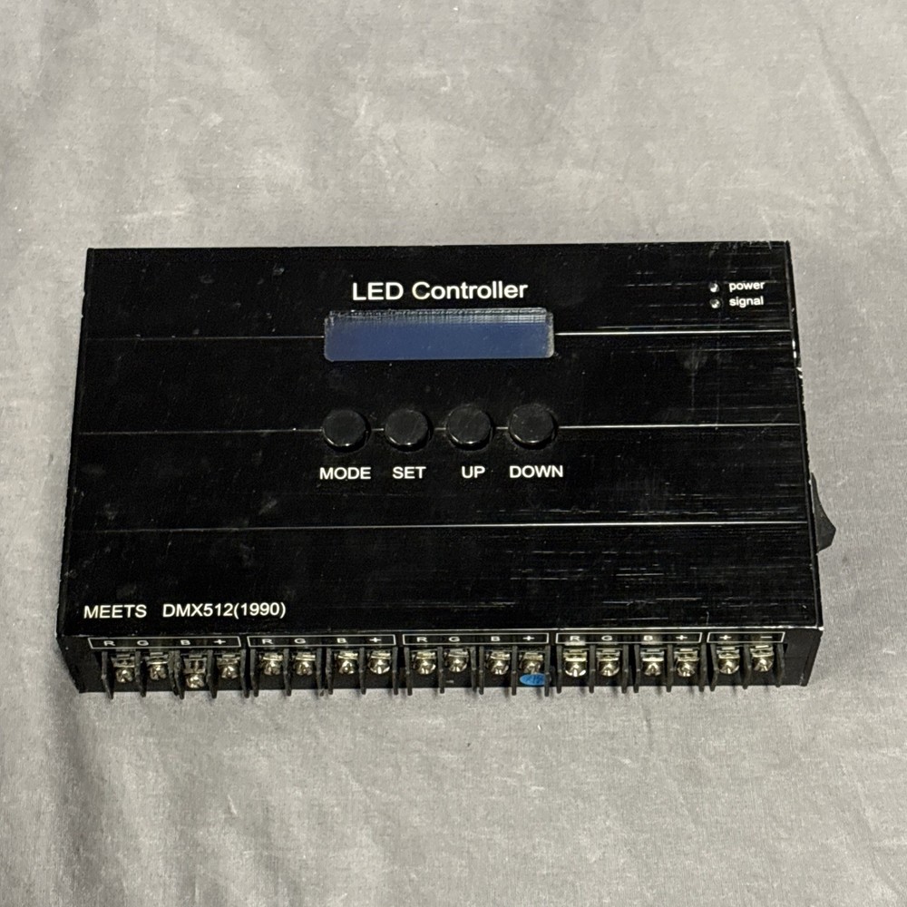 4 Channel MEETS DMX512(1990) LED Controller Decoder RGBW PWM Untested READ