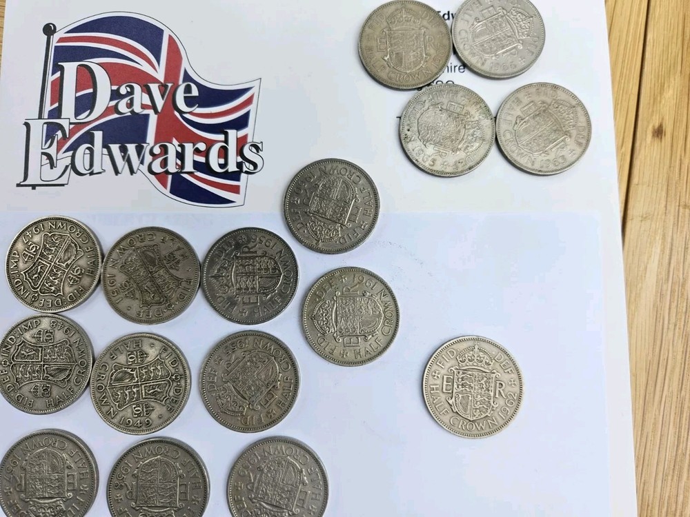 Pre Decimal 1961 British Half Crown Coin