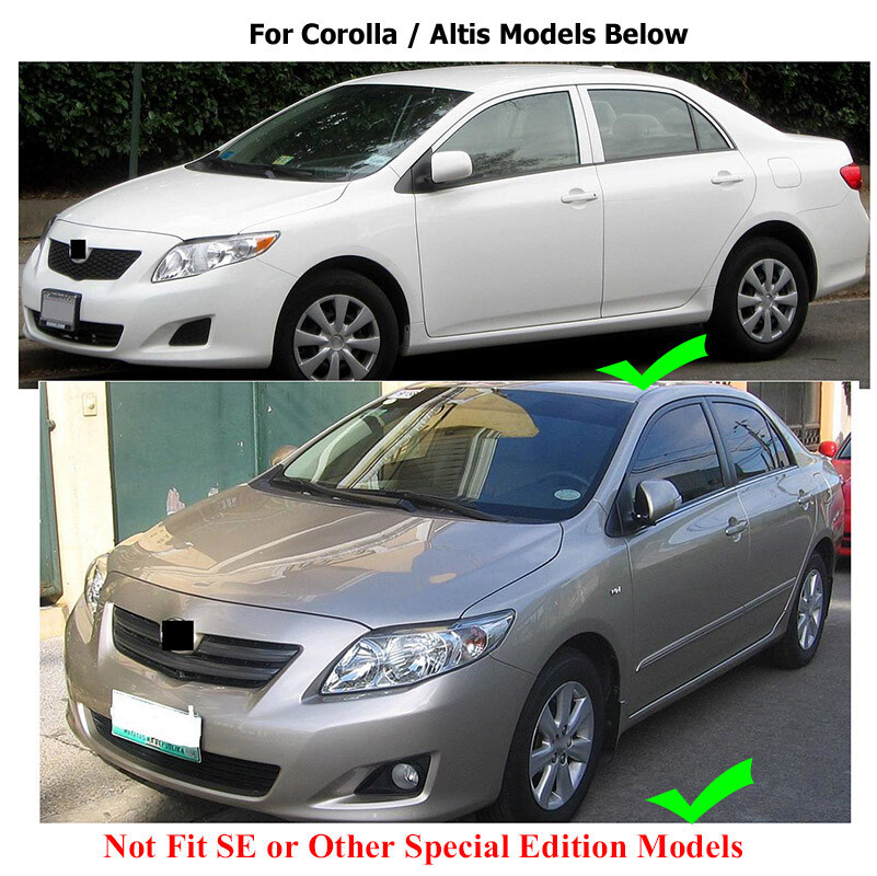 Front Rear Mud Flaps Splash Guards For Toyota Corolla 2009-2013 MudGuards