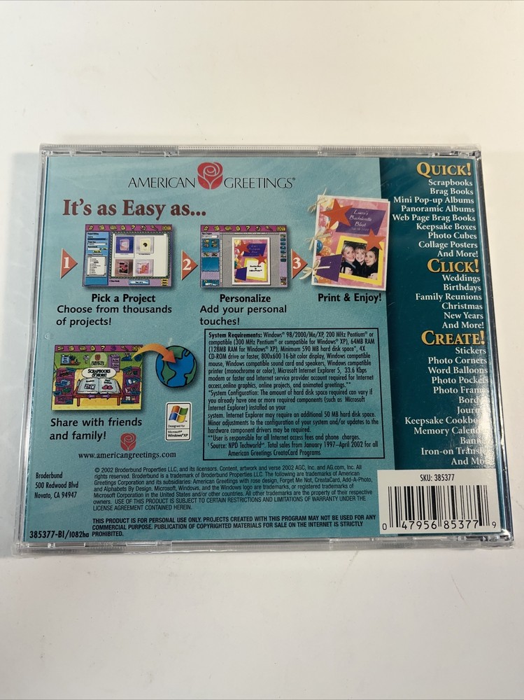 American Greetings Scrapbooks & More Version 7