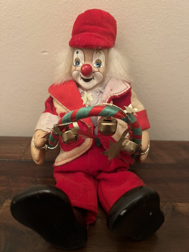 Bendable Vintage Christmas Clown
