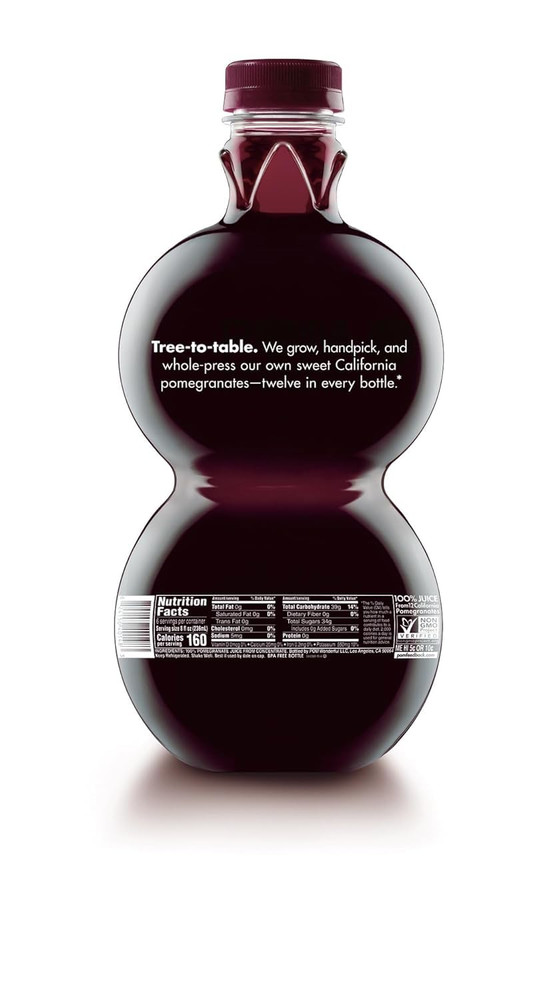100% Pomegranate Juice, 48 Ounce Bottle