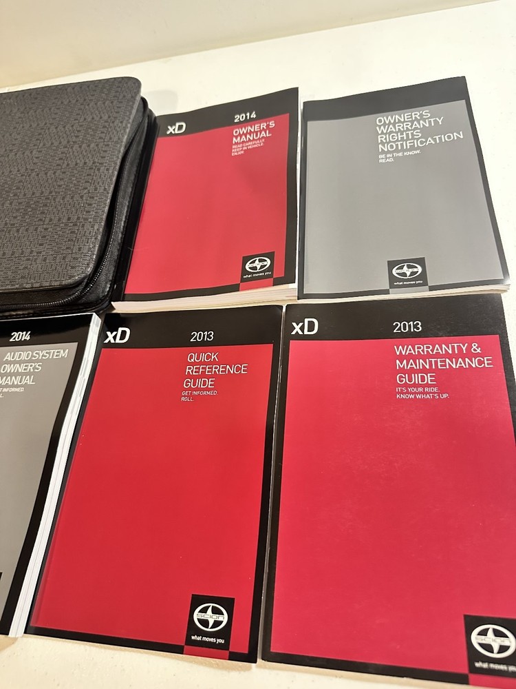 Scion xD Owner's Manuals Set 2013