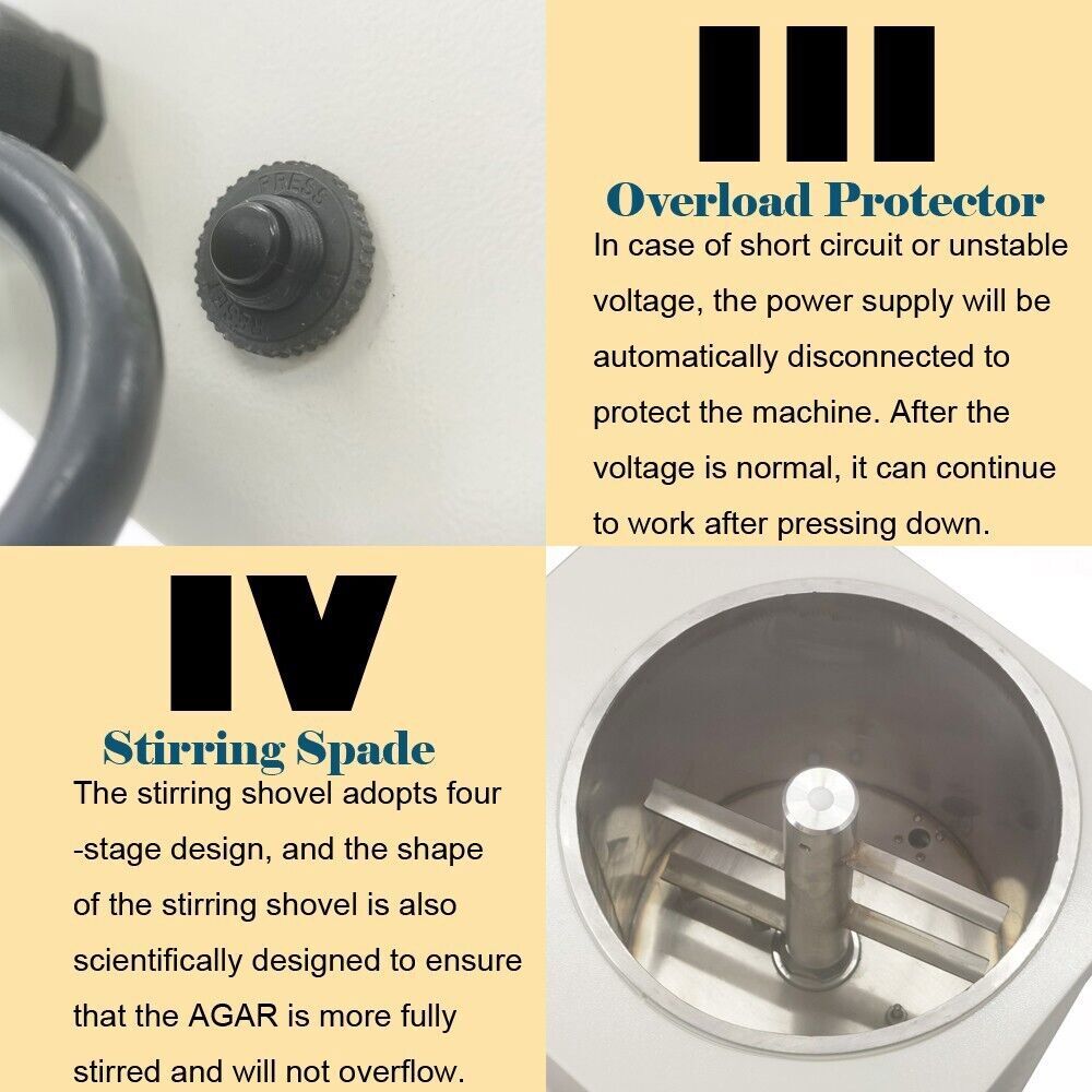 11L Automatic Dental Hydrocolloid Duplicating Machine Agar Mixer Touch Control