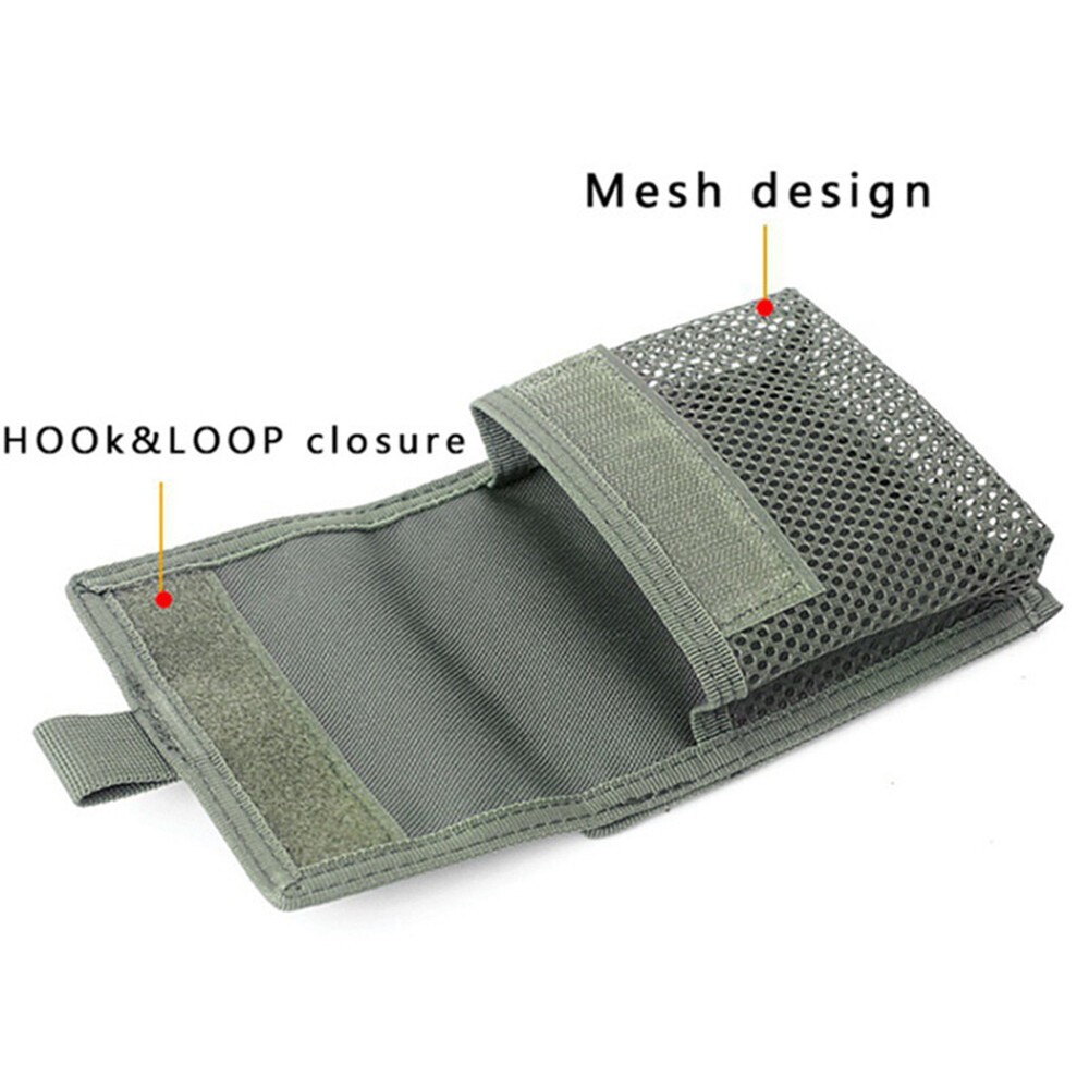 Tactical Multi-Purpose Affix Adapter Pouch Portability Mesh Backpack Accessories