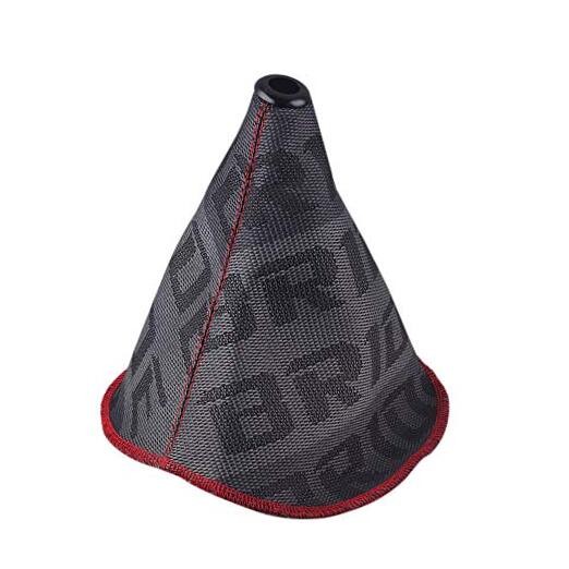 Universal Shift Boot Cover,Fabric Shifter Manual/Auto Shift Knob Boot Gray