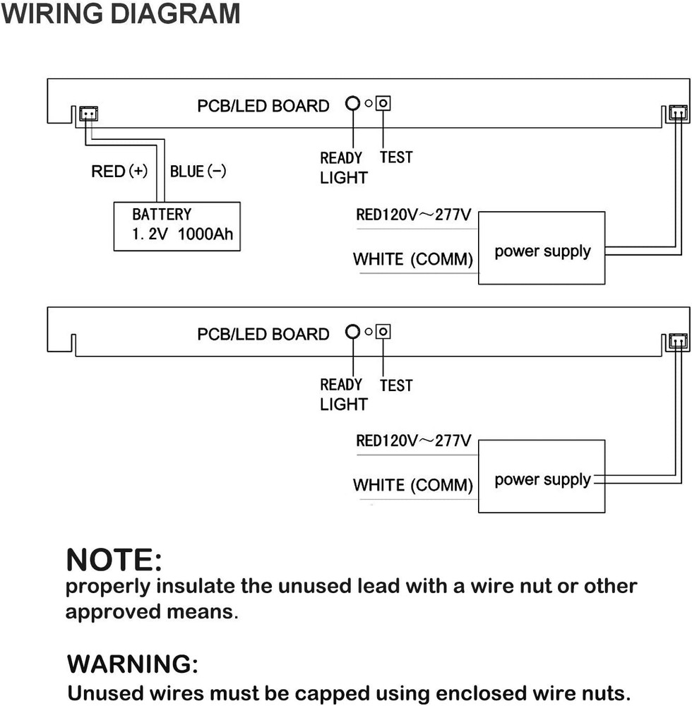 4 Pack LED Exit Sign Emergency Combo Light with Adjustable Two Head Battery UL