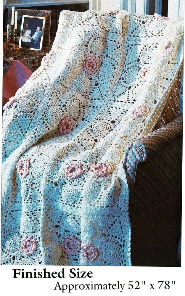 YESTERDAY AFGHAN CROCHET PATTERN ONLY AH200