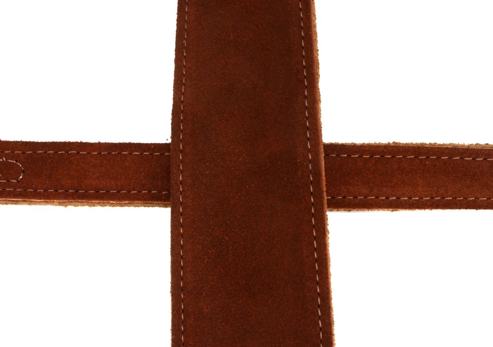 Levy's MS12 Suede Guitar Strap - Brown