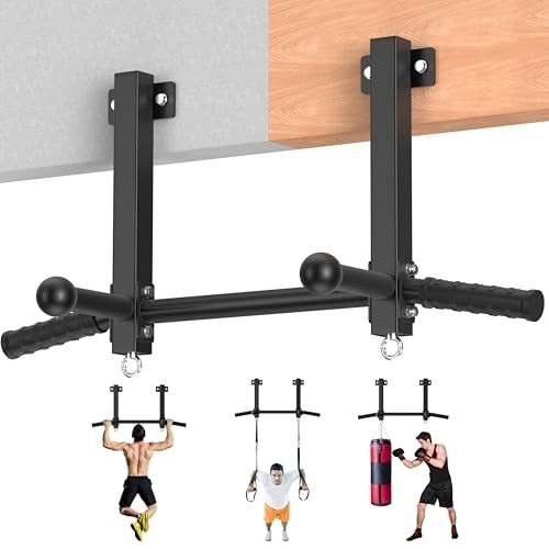 Joist Mounted Pull Up Bar, 650lbs Heavy Duty Strength Training Pullup Bars,