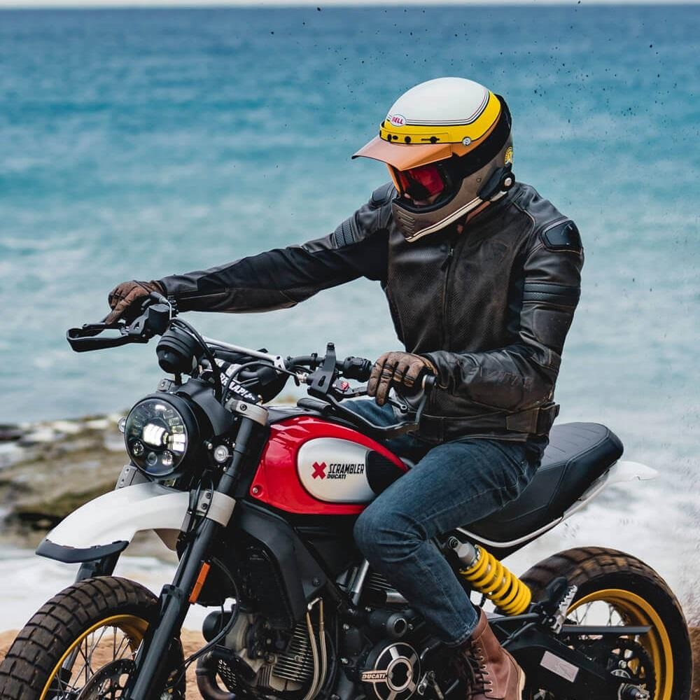 Sena 20S Evo Motorcycle Bluetooth Communication System Helmet 8-Way Intercom Kit